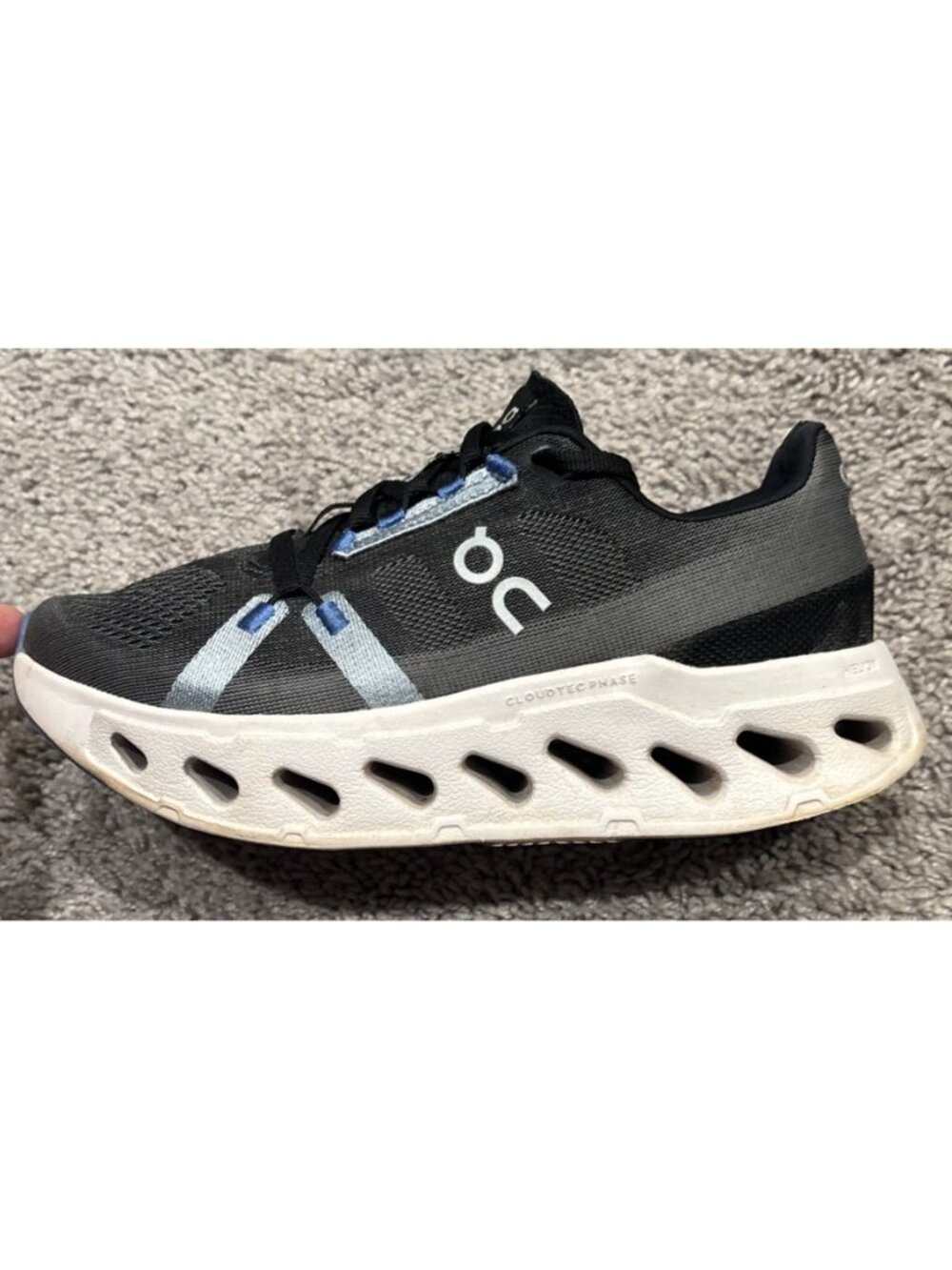 On CloudEclipse Gray Blue Women’s Size 8 Running Shoes Sneakers 3WD30091197